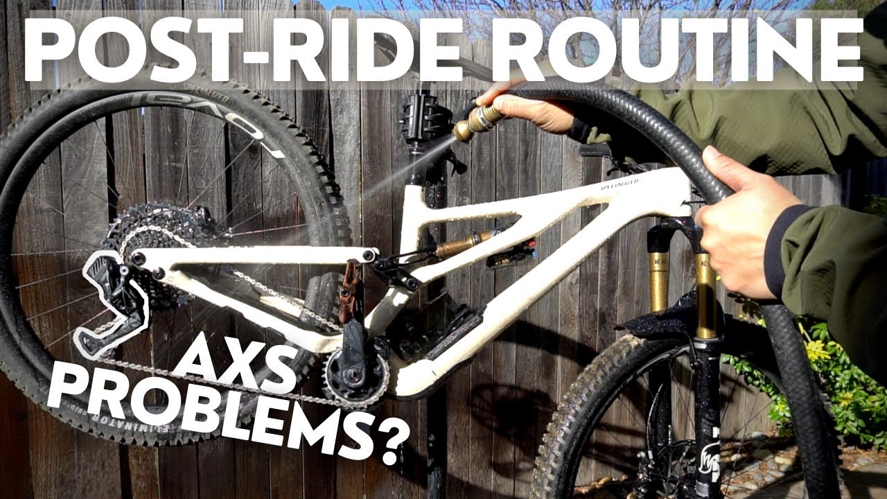 EVERYDAY CLEANING ROUTINE | SRAM AXS Issues? | 2022 Stumpjumper EVO @AmiEduardo