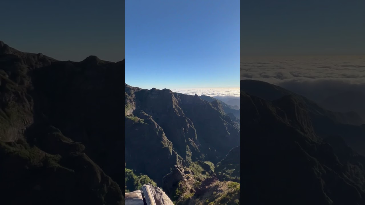 Madeira mountains . A beautiful spot 🇵🇹 Portugal .