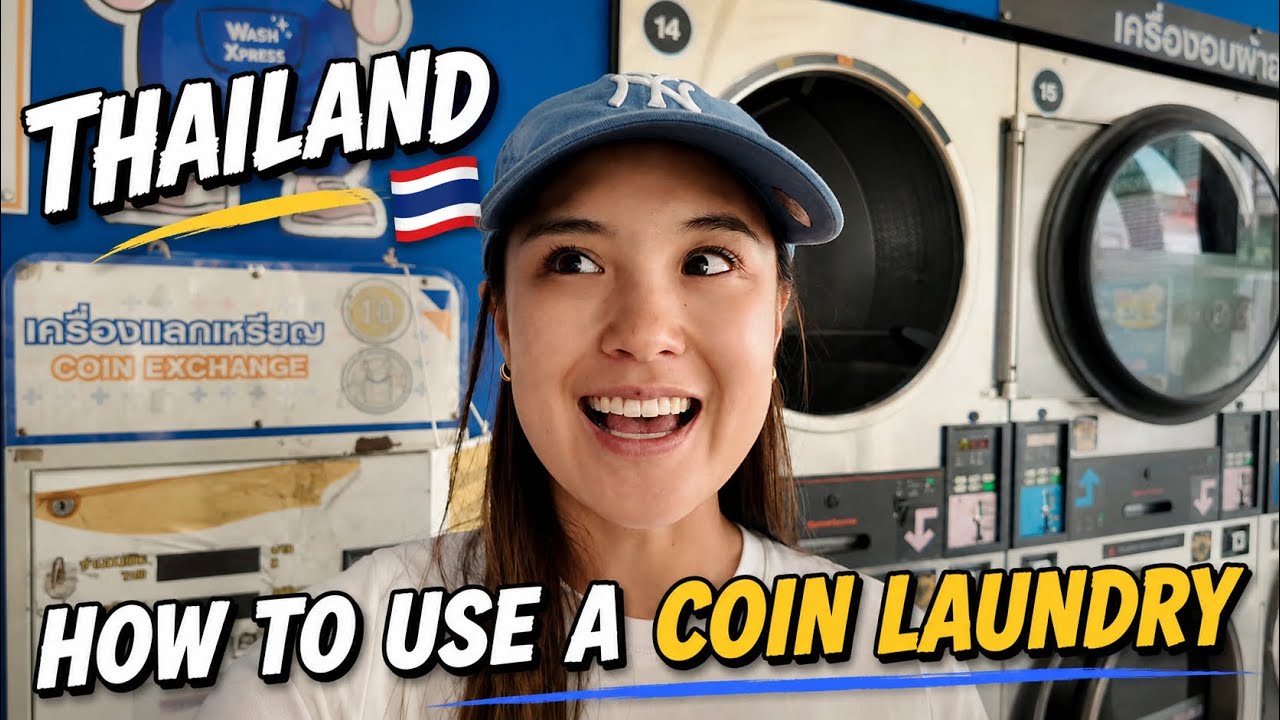 【タイ旅行】コインランドリーの使い方｜カードNG？実際にやってみた