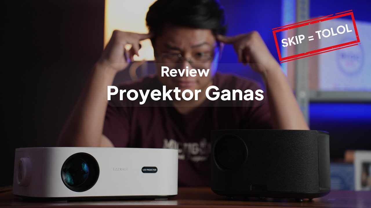 GASKEN GANAS EZZRALE PROJECTOR EZR3+ VS EZS1! REAL COMPARISON VIDEO! SKIP = TOLOL