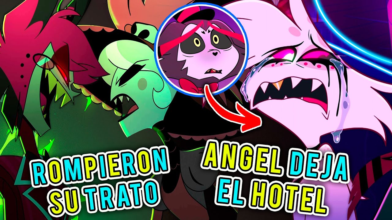 ANGEL DUST DEJA EL HOTEL Y A HUSK // RESUMEN de “CURTAIN CALL” HAZBIN HOTEL (T2 - Cap 8)