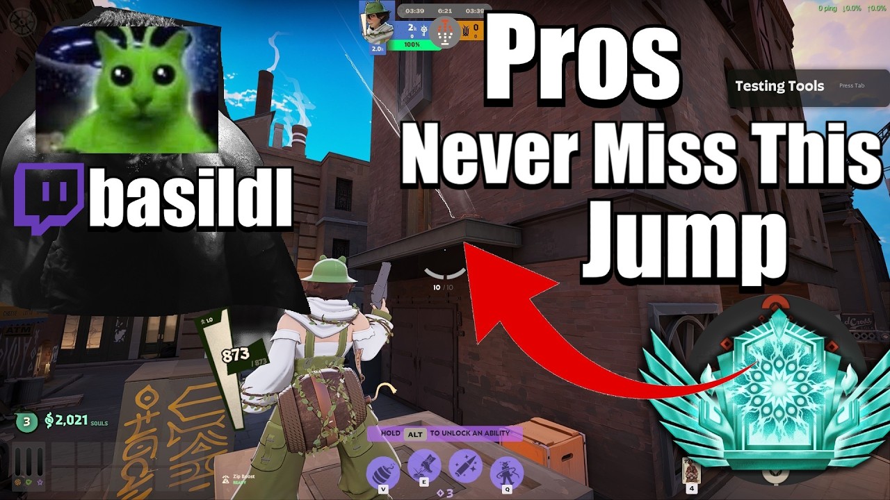 Deadlock Advanced Movement Tech #1 - How to NEVER miss this vent wallbounce