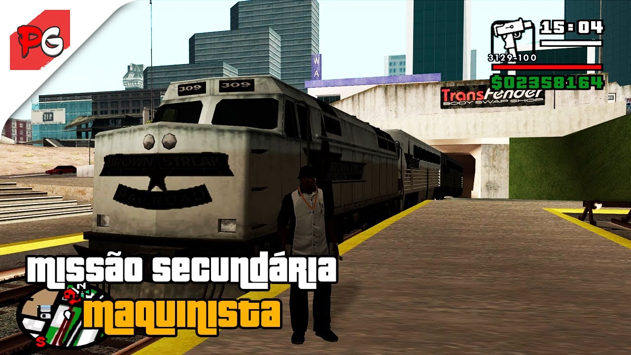 GTA San Andreas - Missão Secundária - Maquinista de Trem