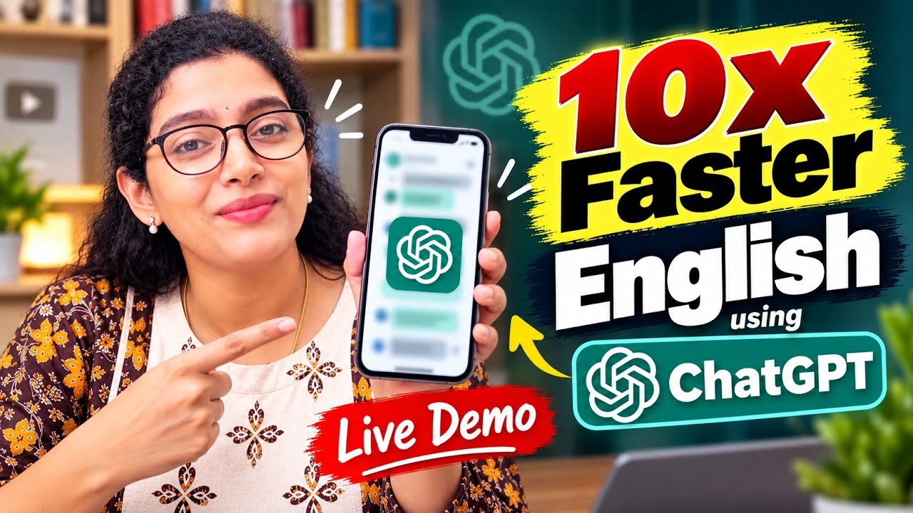 Learn English 10x faster using ChatGPT !! 