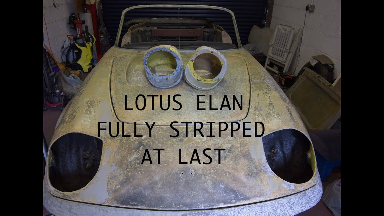 Lotus Elan S4...fully stripped...At LAST!!