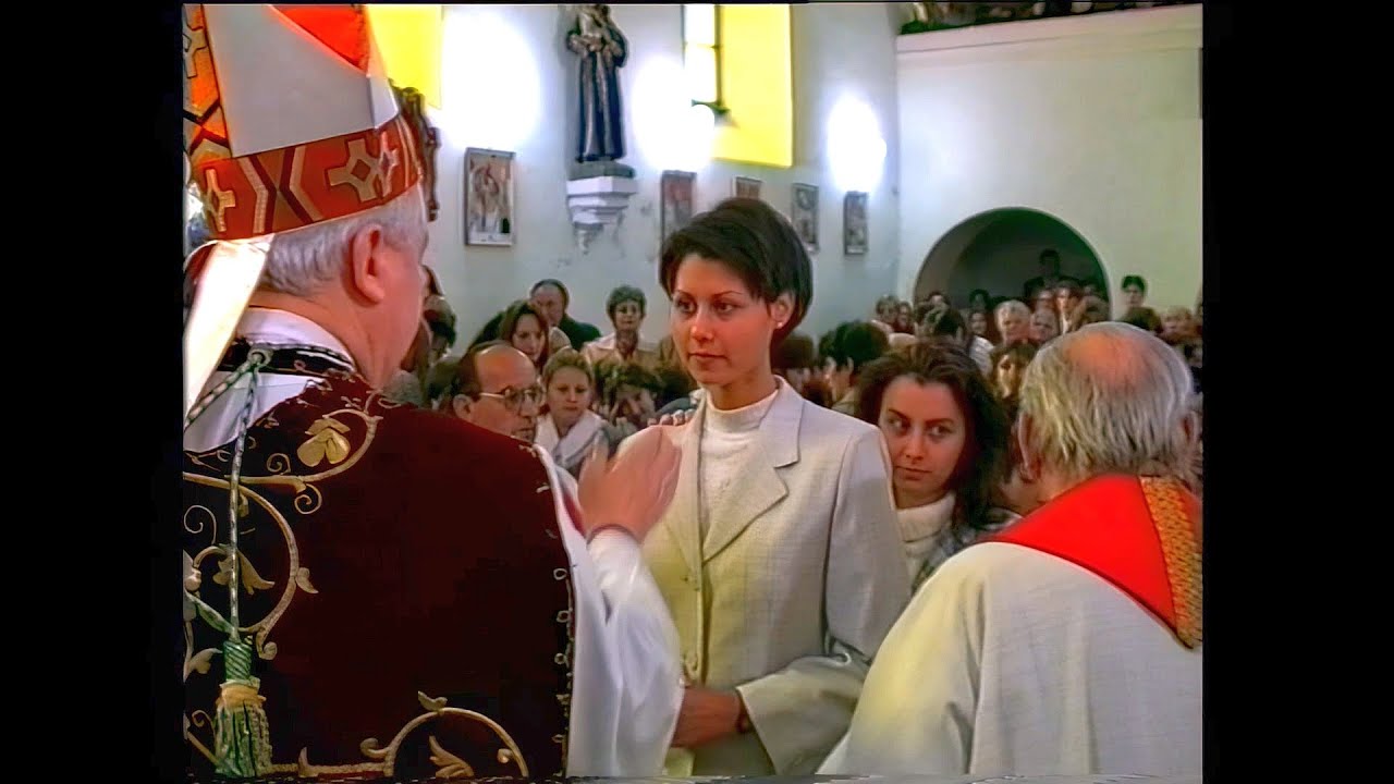 Bérmálás 1997 Pusztakovácsi  / Archív VHS felvétel/ Élő János