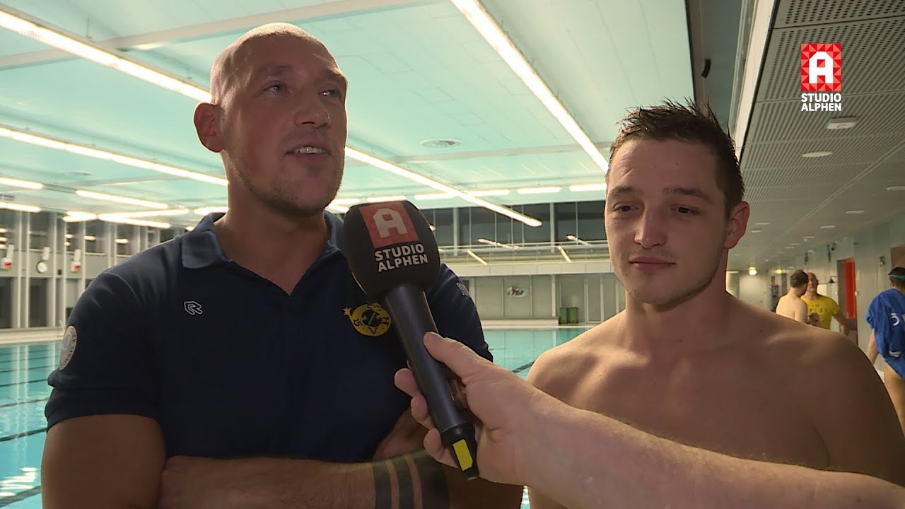 Tim van Gulik en Milos Filipovic na AZC Alphen - SVH
