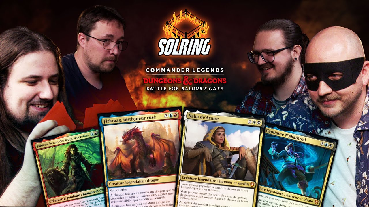 On teste les DECKS PRÉCONS BALDUR'S GATE avec Naetherion｜Commander multi Magic