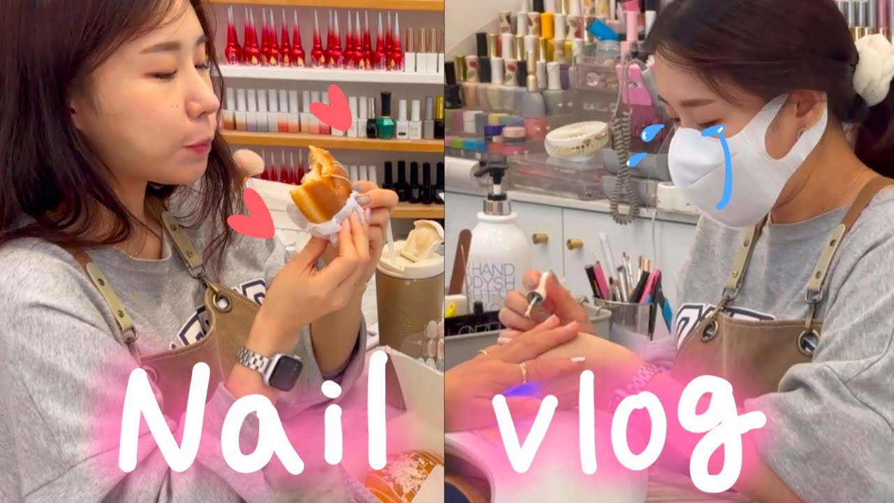 Almost Cried Doing My Mom's Nails, But Had Donuts Anyway!