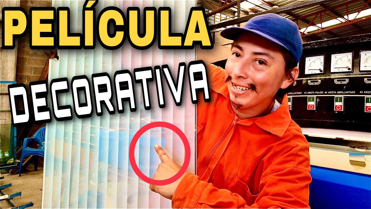 PELÍCULA DECORATIVA para VENTANAS y PUERTAS de VIDRIO