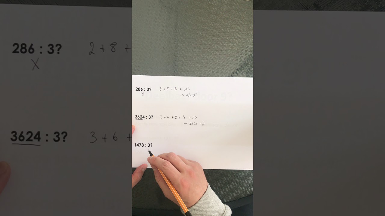 Deelbaarheid door 3 en 9