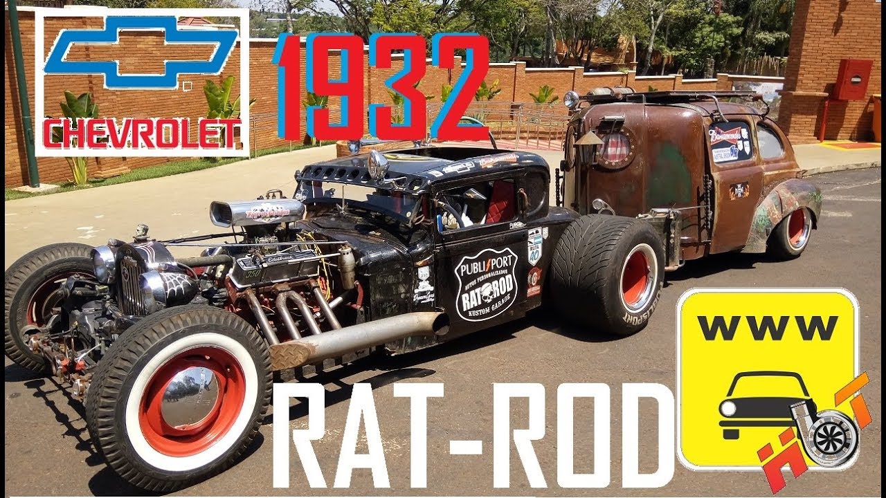 Rat Rod Muito louco - Chevrolet 1932 V8 - Chile ao Brasil 5000km neste carro