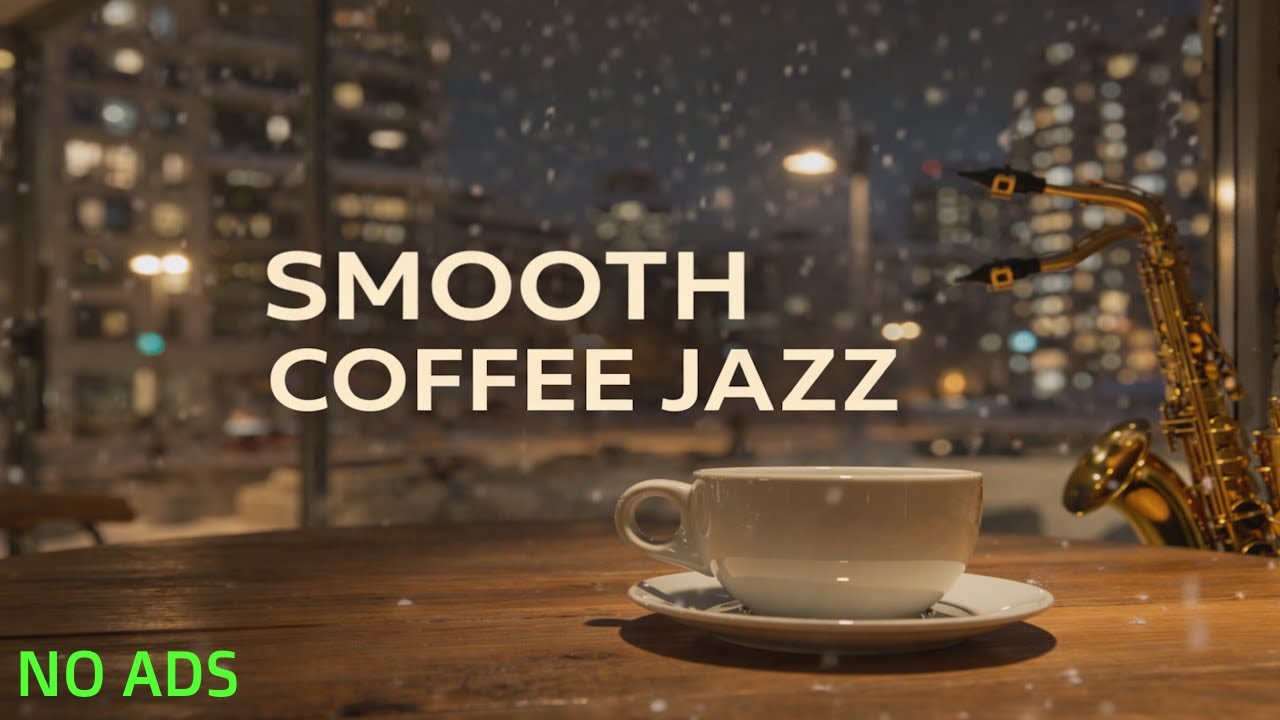 COZY COFFE SMOOTH JAZZ | Coffee • Sax • City Lights