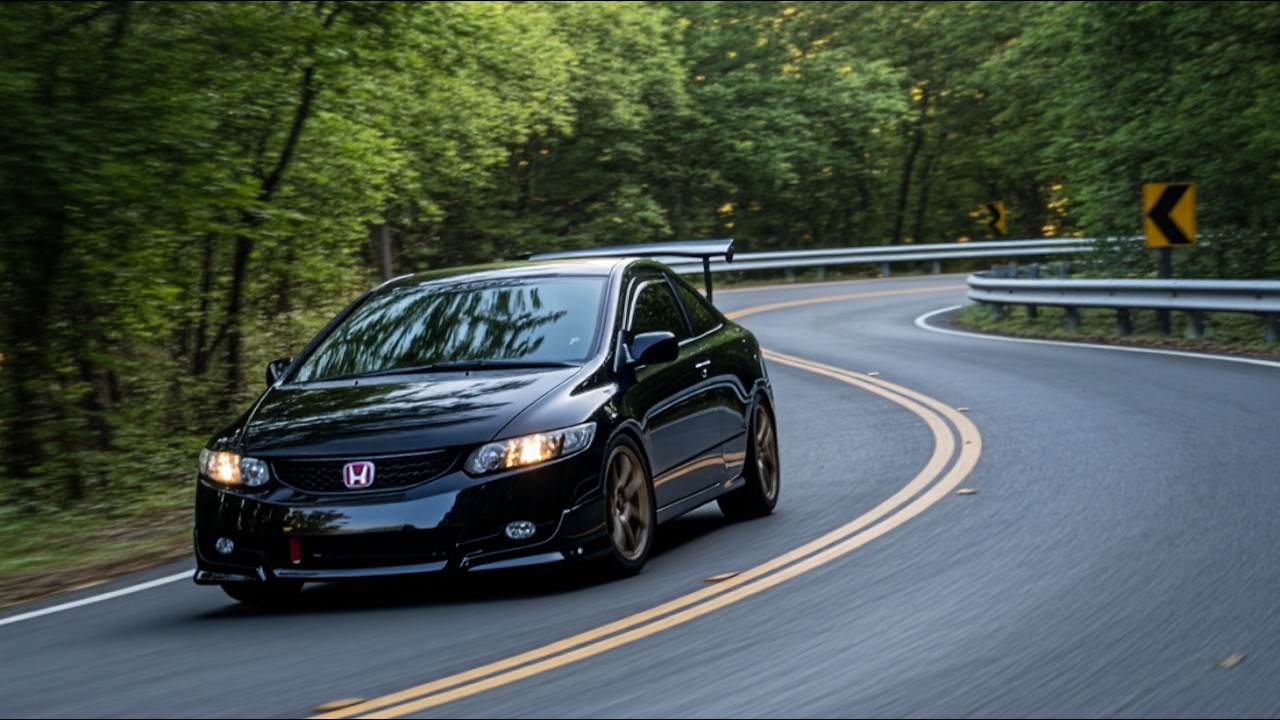 8th gen Civic SI POV DRIVE | Raw video and audio