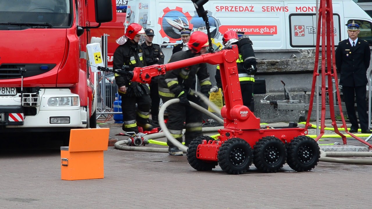 Pokaz Ratownictwa Chemicznego i Robota IBIS - SAWO Poznań 26.04.2018