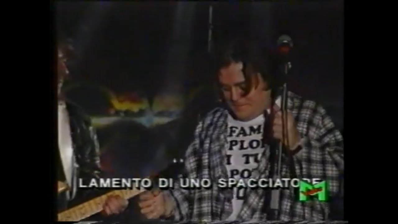 SKIANTOS - Lamento di uno spacciatore LIVE Videomusic
