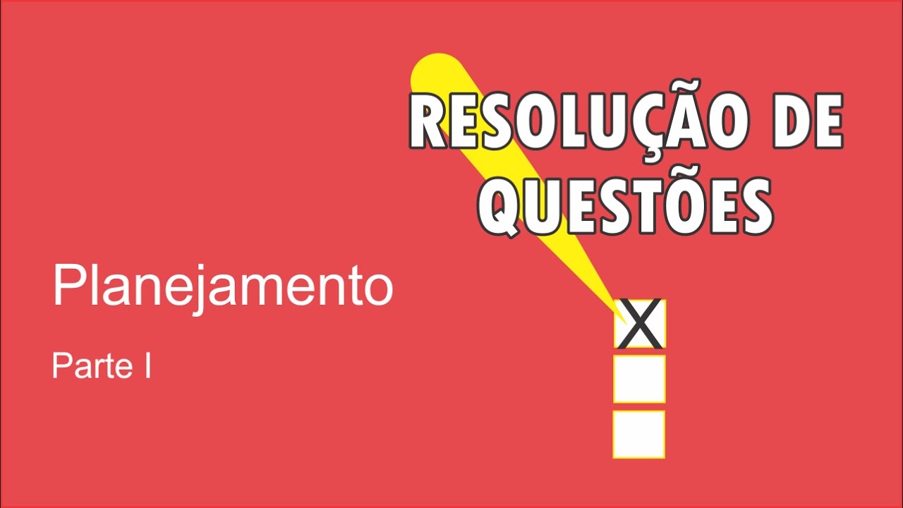 PLANEJAMENTO -  EXERCÍCIOS -  PARTE I