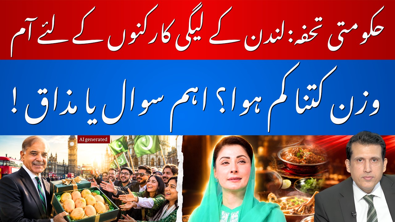 Shehbaz sharif government sends mangoes to London party workers Sparks  Controversy | Ather Kazmi