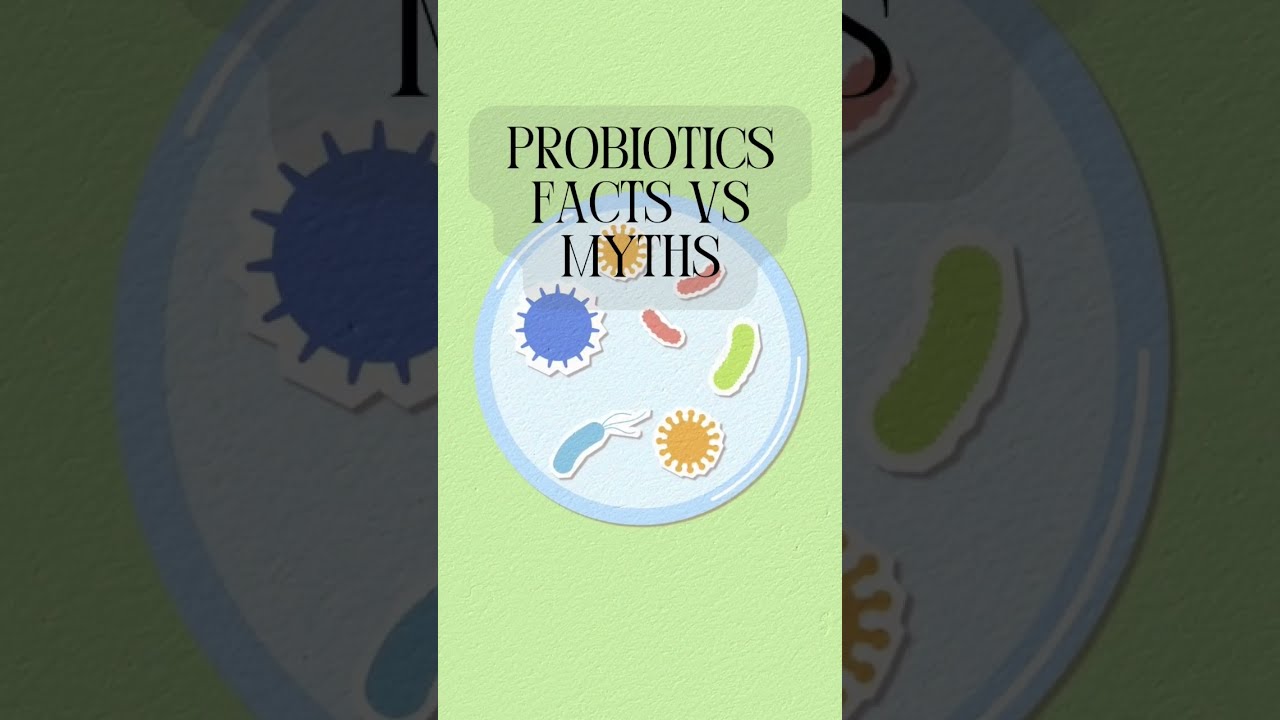 Probiotics: Myths VS facts #guthealth #healthmyths #digestivehealth #mythbusters #probiotics #shorts