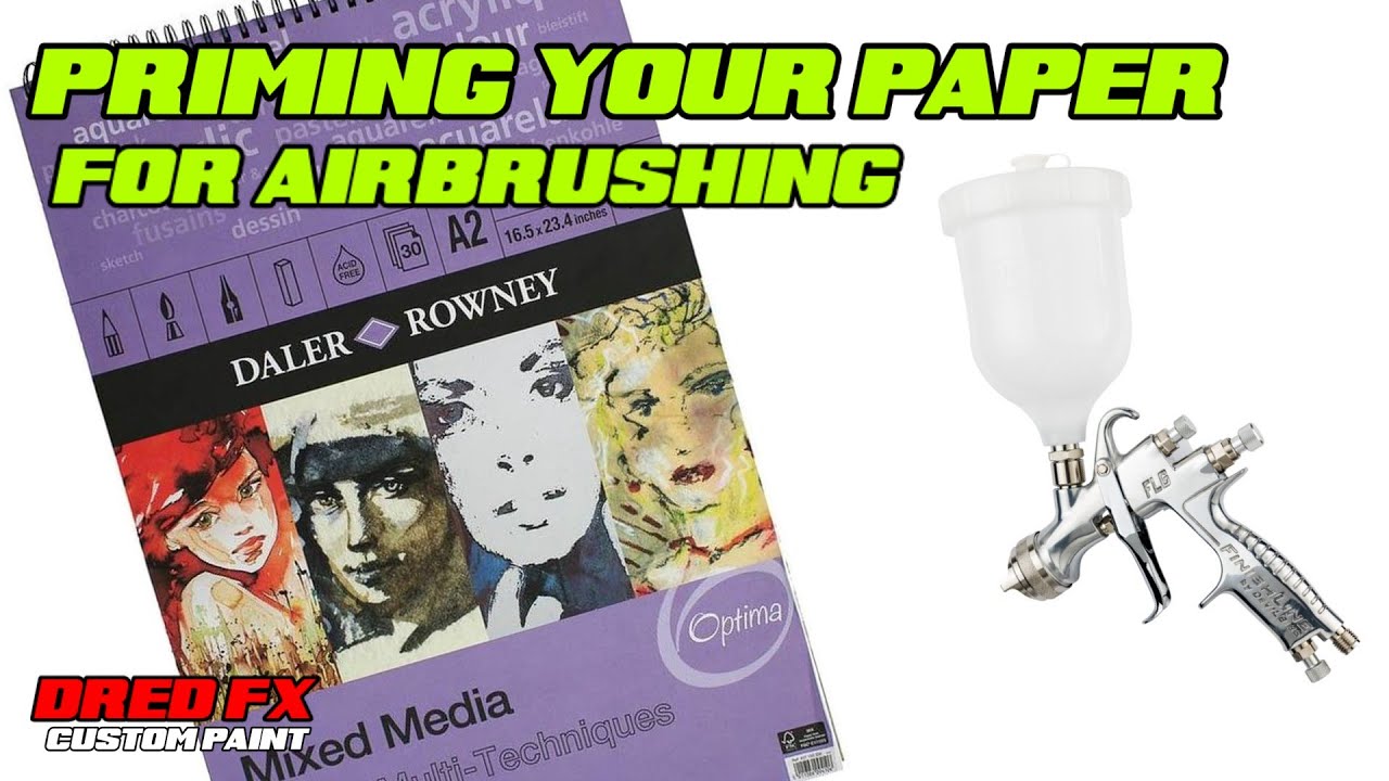 how to make your own airbrush paper