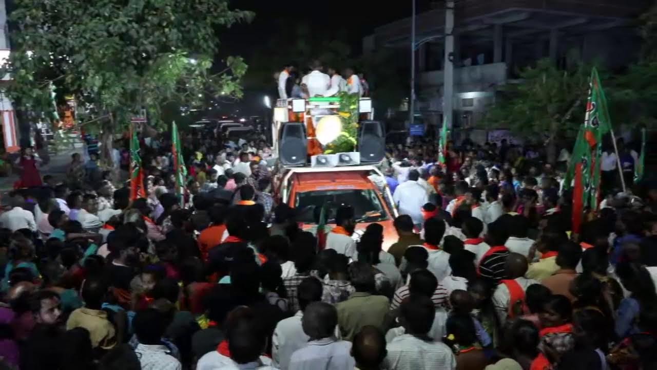 Live : karimnagar Municipal corporation campaign in Division 28, 29, 30 #LotusInEveryDivision