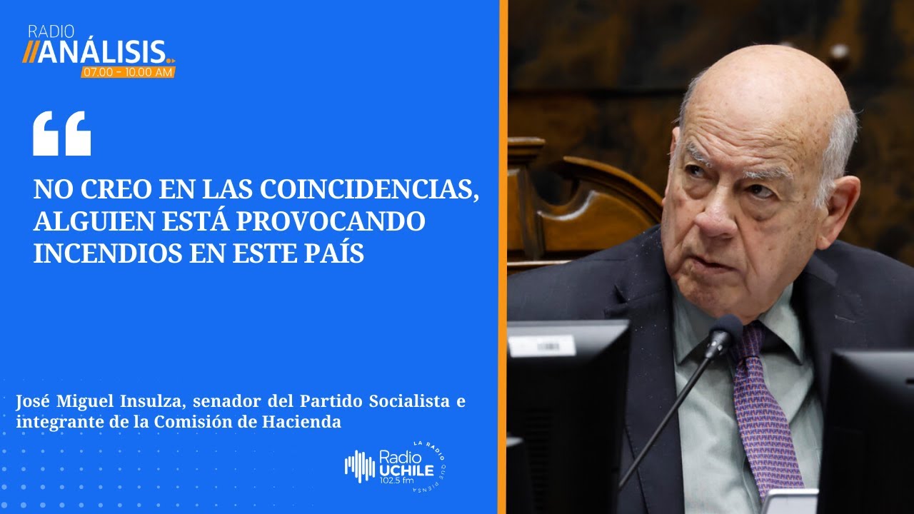 Primera Edición Radioanálisis - José Miguel Insulza