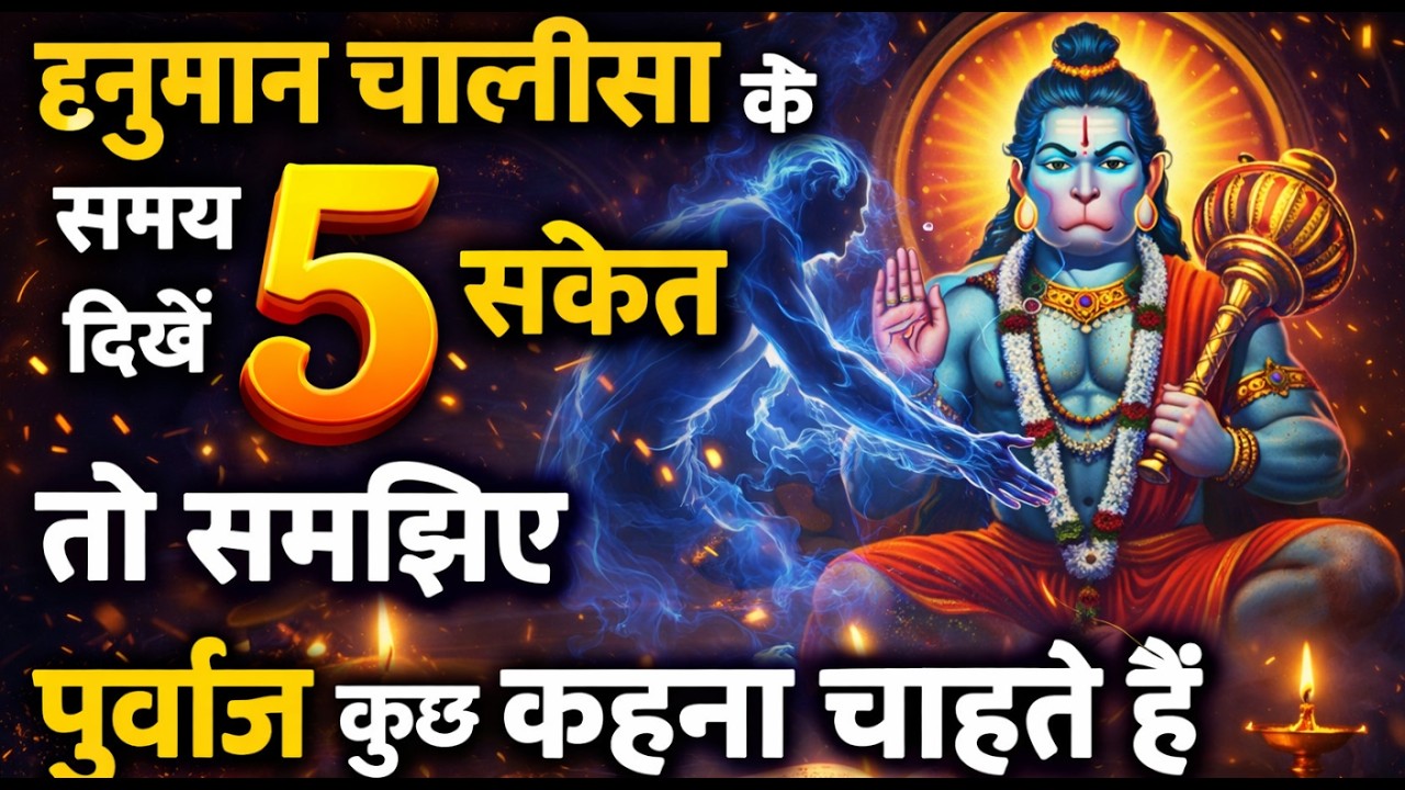 हनुमान चालीसा के समय दिखें ये 5 संकेत तो समझिए पूर्वज आपसे कुछ कहना चाहते हैं !