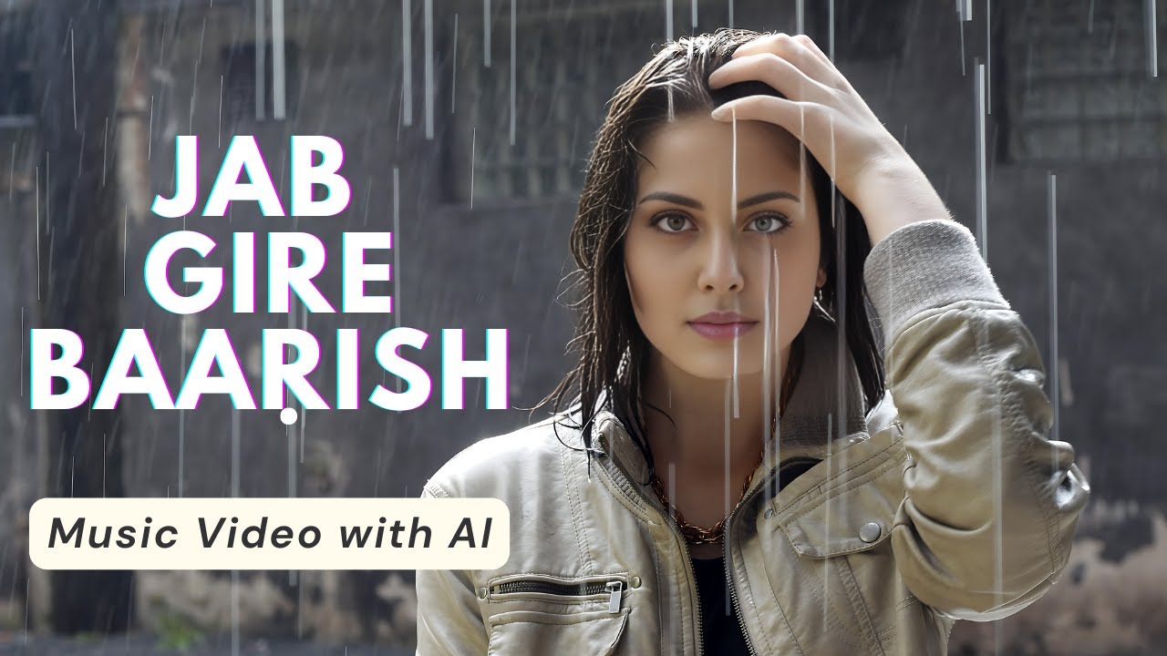 Jab Gire Barish | Beautiful Music Video Generated with AI