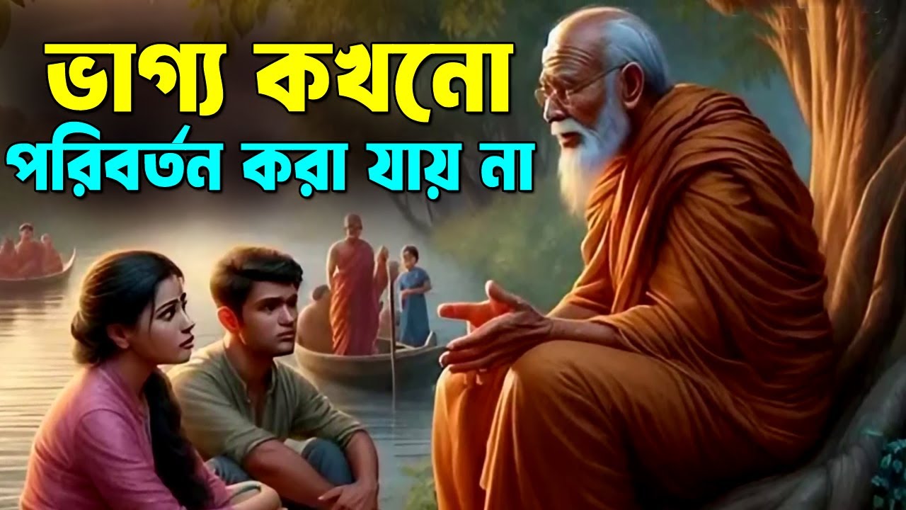 ভাগ্য কখনো পরিবর্তন করা যাই না ! Buddhist Story on Karma ! Powerful Life Changing Moral Stories