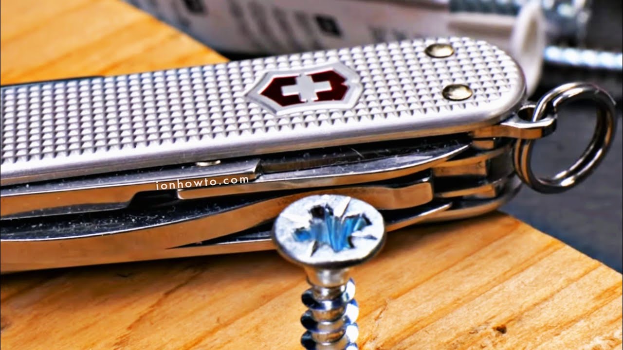 Victorinox Useful Functions Swiss Army Knife Orange Peeler