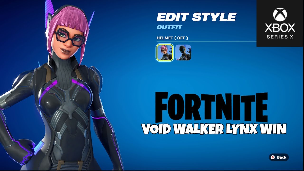 FORTNITE VOID WALKER LYNX WIN! XBOX CHAPTER 7 SEASON 1
