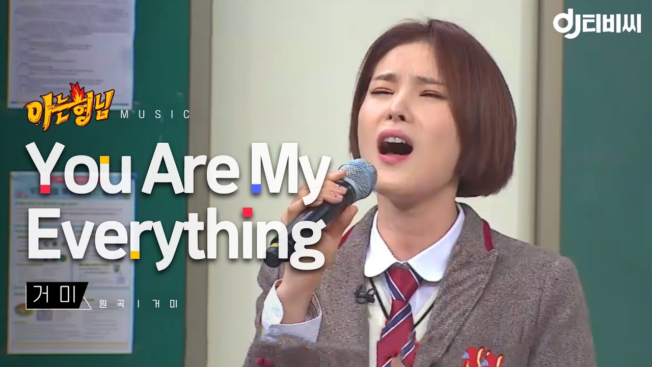 [DJ티비씨] 거미 - You Are My Everything ♬ #아는형님 #DJ티비씨 #태양의후예ost