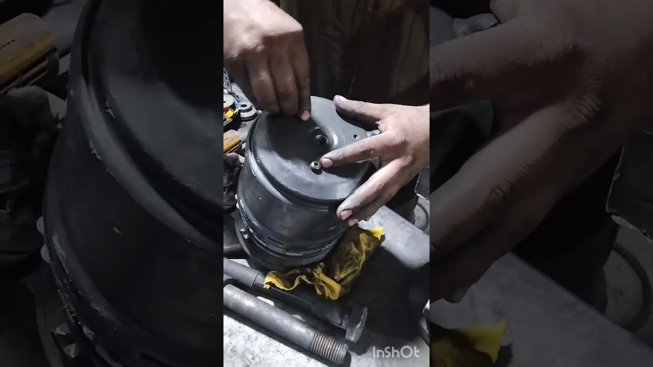 FH500 brake poster repair methodروش تعمیر بوستر ترمز FH500