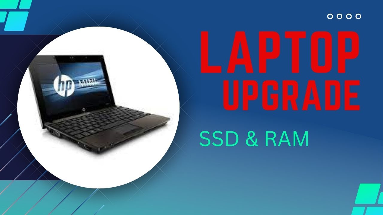 HOW TO UPGRADE OR REPLACE  HP MINI 5103 LAPTOP RAM AND SSD  SATA , SSD 545MB SPEED