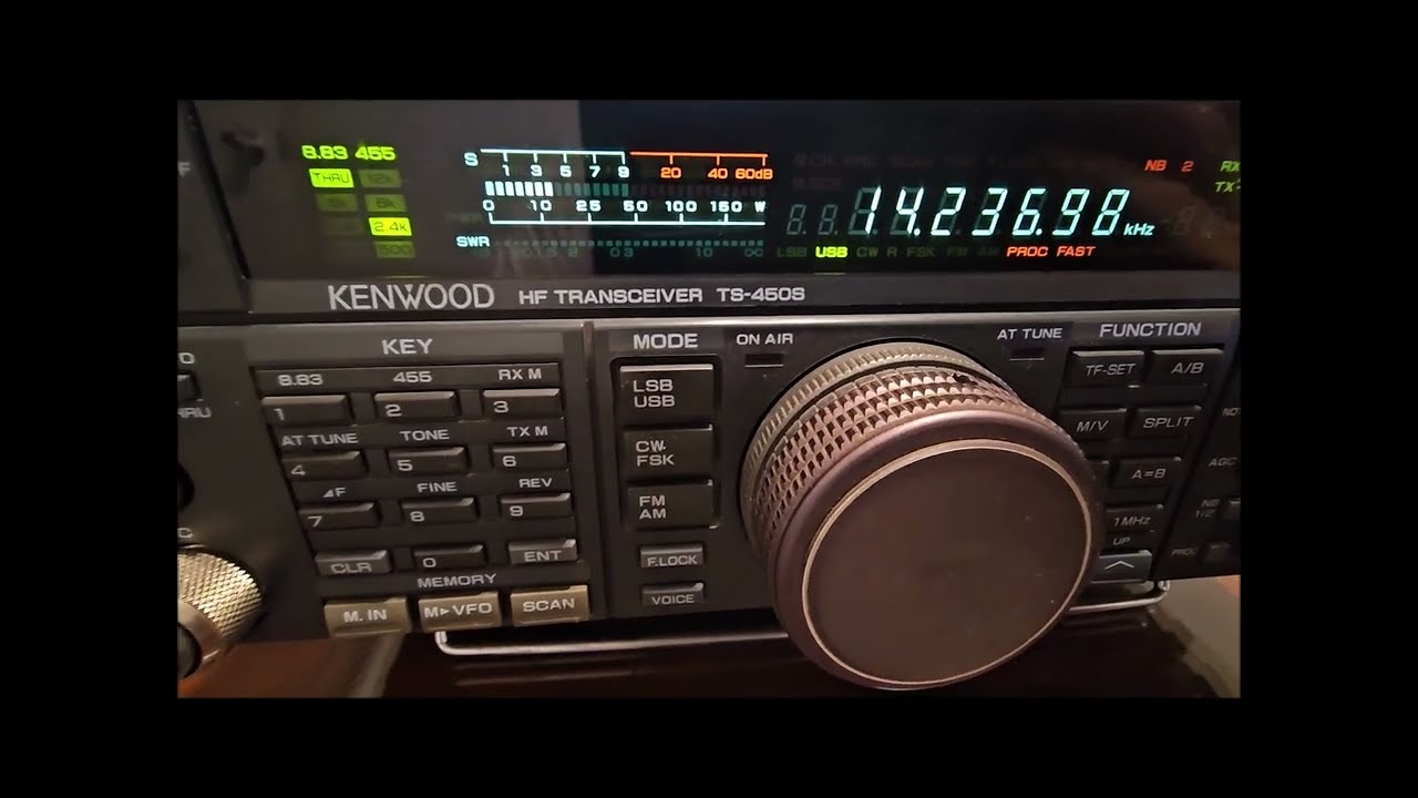 TEST KENWOOD TS-450S - RADIO 2, QSO CON EA5HJV
