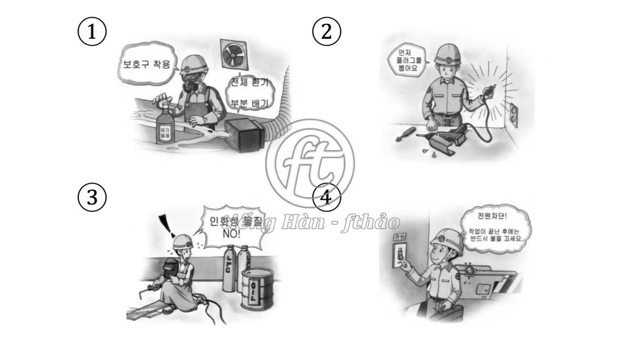 nghe tiếng Hàn qua bài tập_chọn hình 13_EPS - Topik 960 listening questions