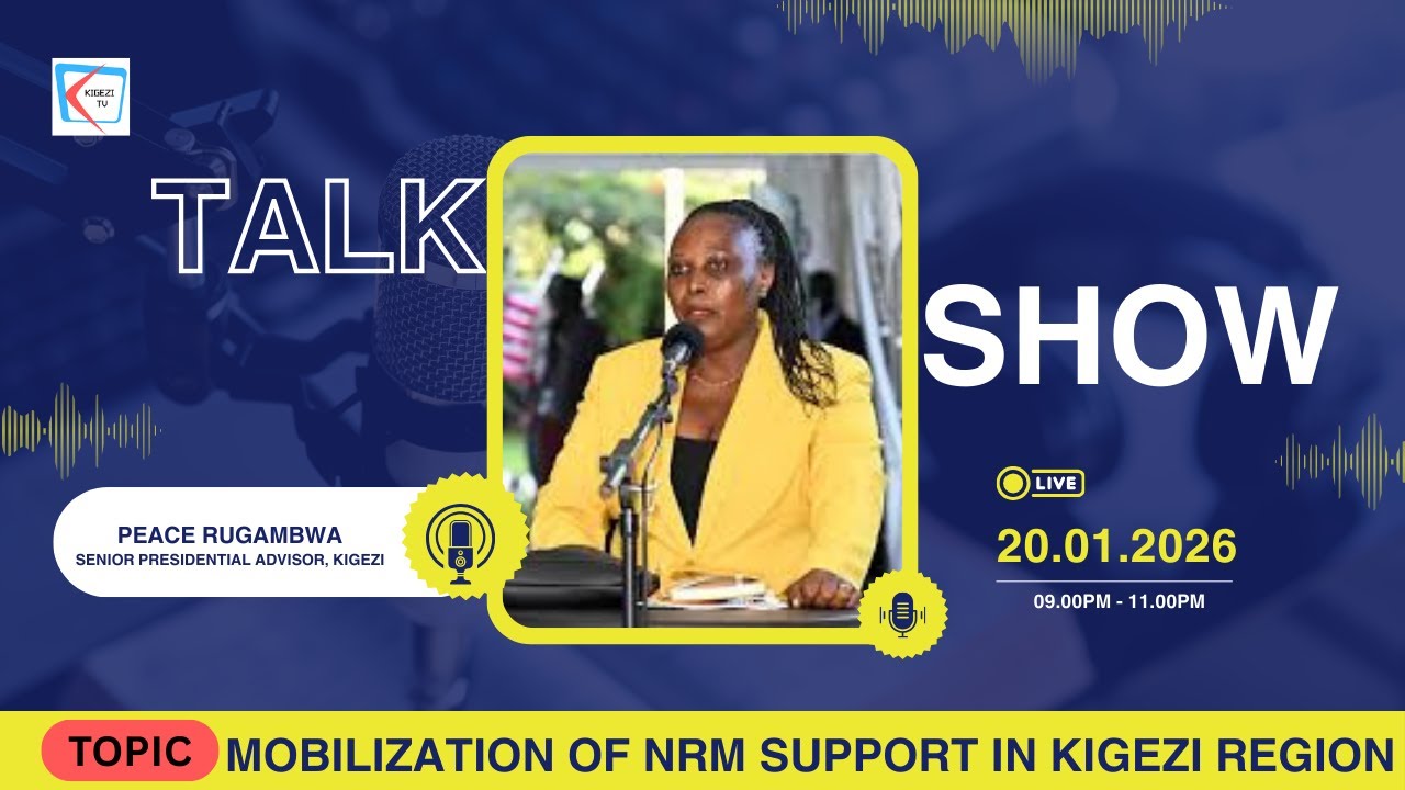 Peace Rugambwa at the Center of NRM Grassroots Mobilization in Kigezi.