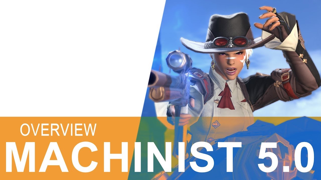 FFXIV 5.0 MACHINIST OVERVIEW - Flamethrower is Useful!!!!!
