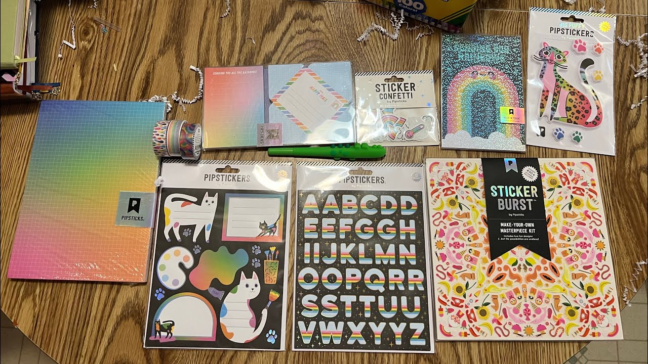 Pipsticks May Stationary Subscription Box Unboxing