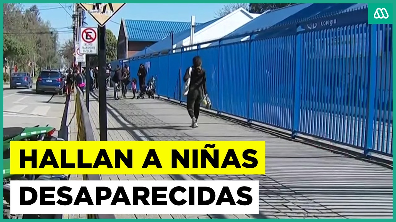 Aparecen ni&ntilde;as desaparecidas en Renca: Fueron halladas en Maip&uacute;