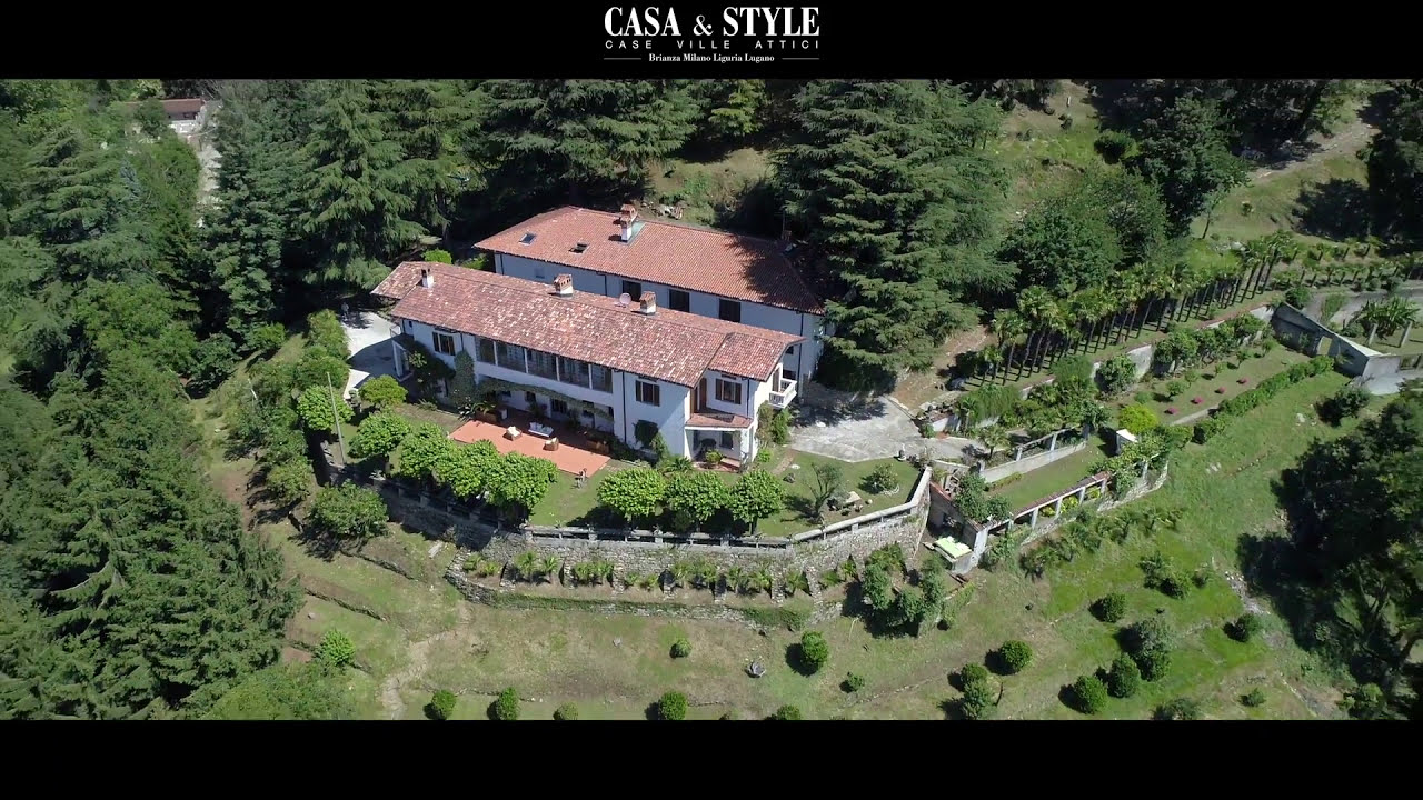 Riprese dal drone: Villa d'Epoca Parco del Curone Missaglia