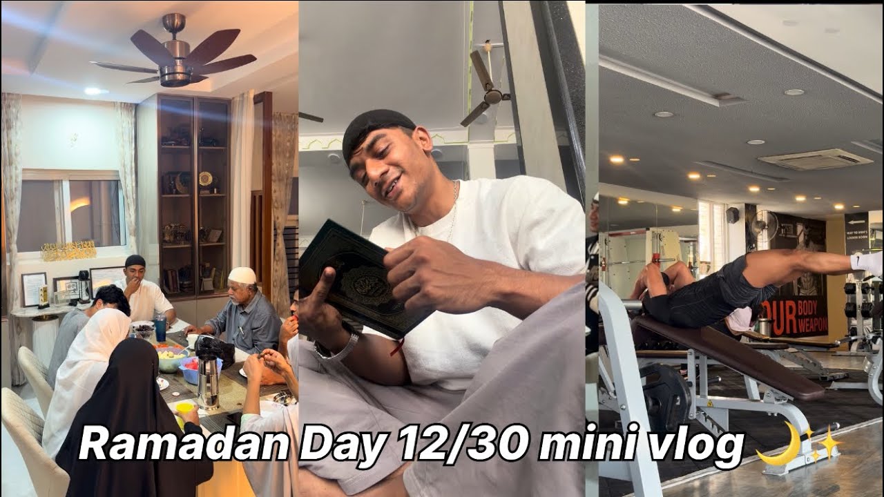 Ramadan day 12/30🌙✨🤍 mini vlog 