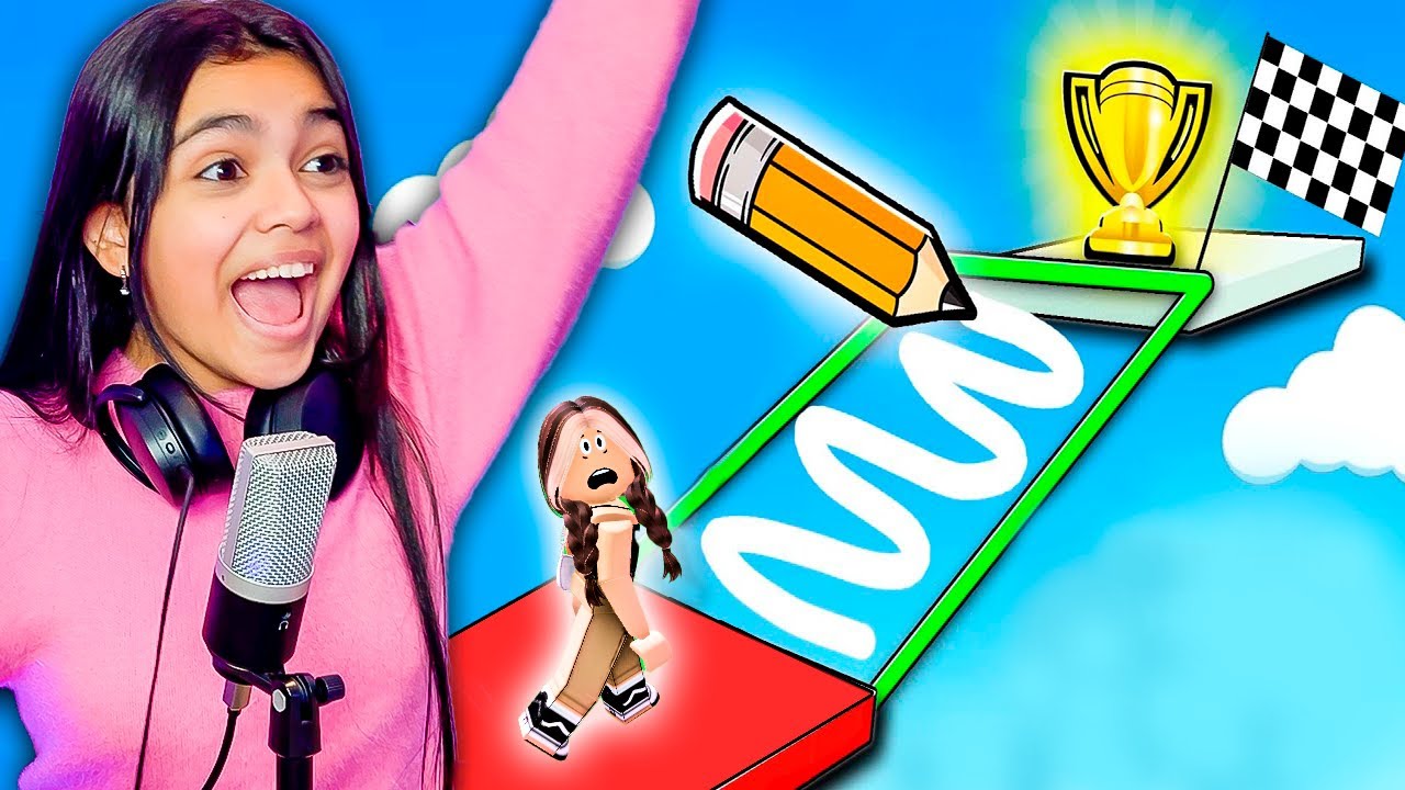 DESENHE O CAMINHO CERTO OU JÁ ERA! (Draw Obby ROBLOX NOVO)