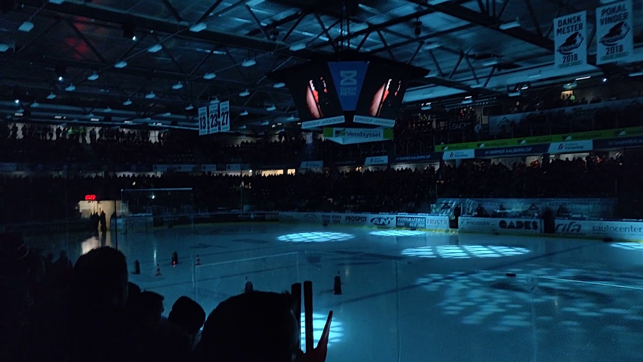 Optakten til kampen med Aalborg pirates mod Frederikshavn White hawks 🏒🥅⚫🎆🎇