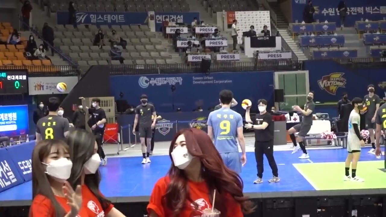 현대캐피탈 스카이워커스 skywalkers 한국전력 빅스톰전 박주형 송준호 김선호 허수봉 Heo Subong  선수 웜업  korea pro volleyball