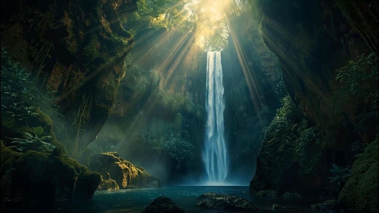 Epic Sacred Waterfall & Andean Pan Flute Experience for Deep Healing Energy