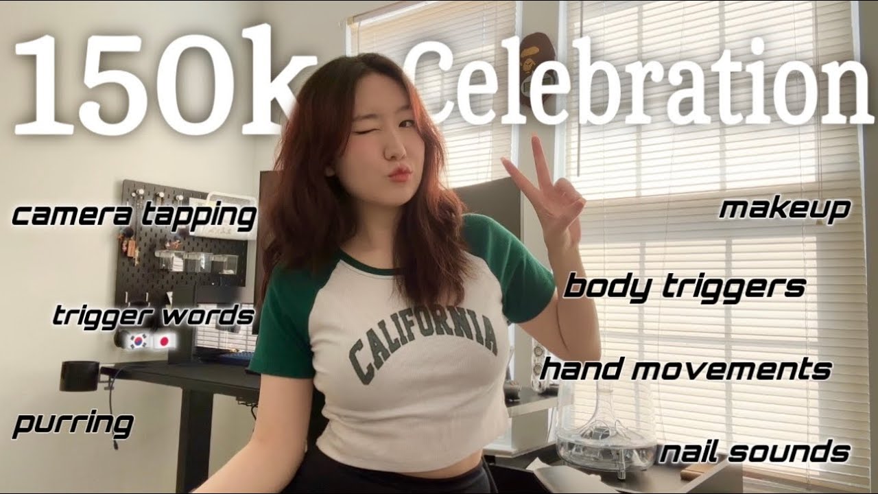 Fufu Flutters ASMR 150k CELEBRATION 🎉 150 triggers 🤩😴