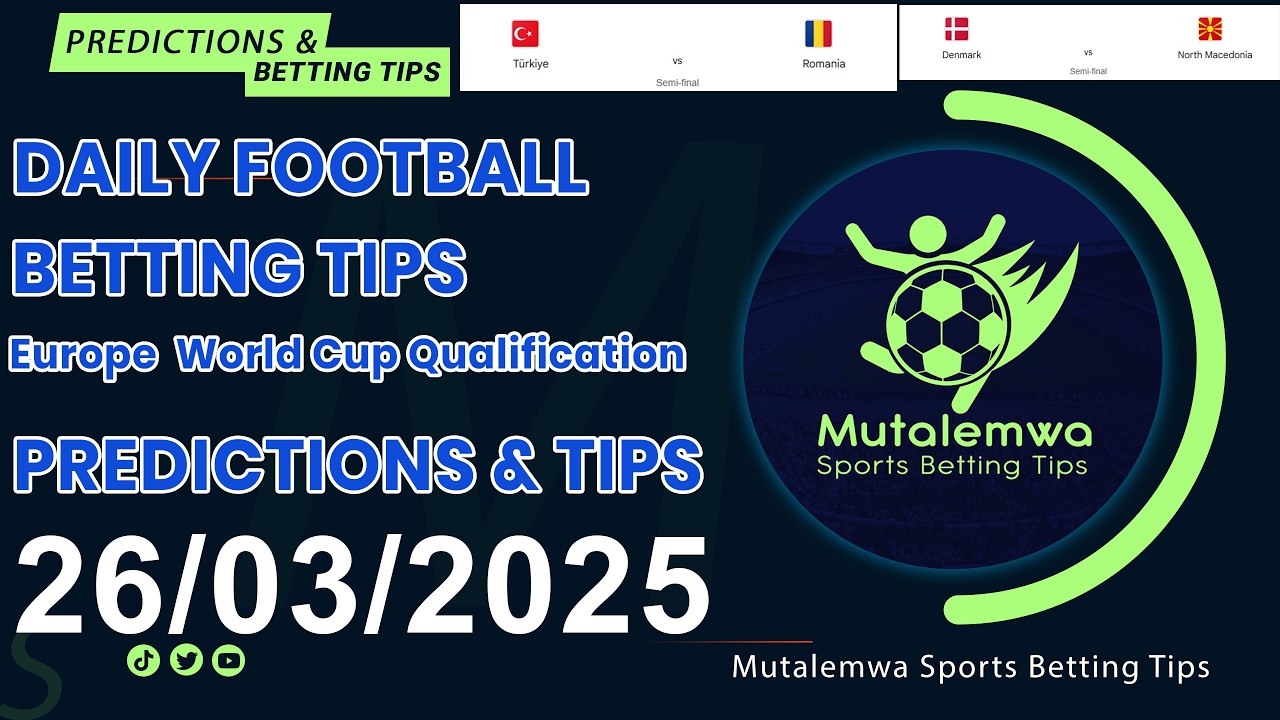 FOOTBALL PREDICTIONS TODAY 26/03/2026 PREDICTIONS TODAY|BETTING TIPS, #betting@sports betting tips