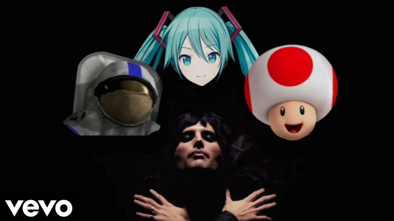 Bohemian Rhapsody Mashup - (Hatsune Miku, Moonbase Alpha, Toad)