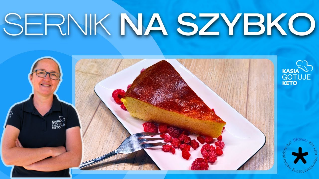 Kasia Gotuje Keto  -  Sernik na szybko